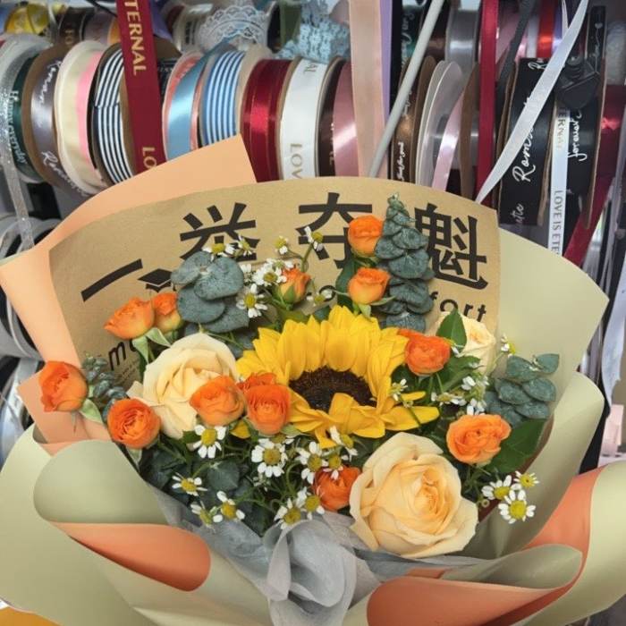 七台河勃利县送高考生什么花