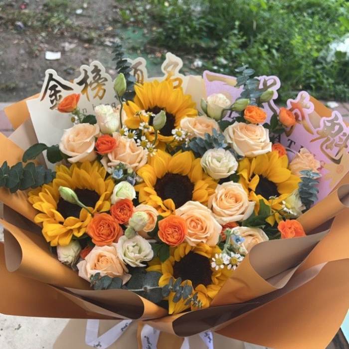 七台河勃利县送高考生什么花